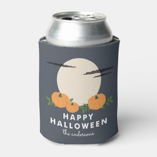 Pumpkin Patch Personalized Halloween Party Can Cooler