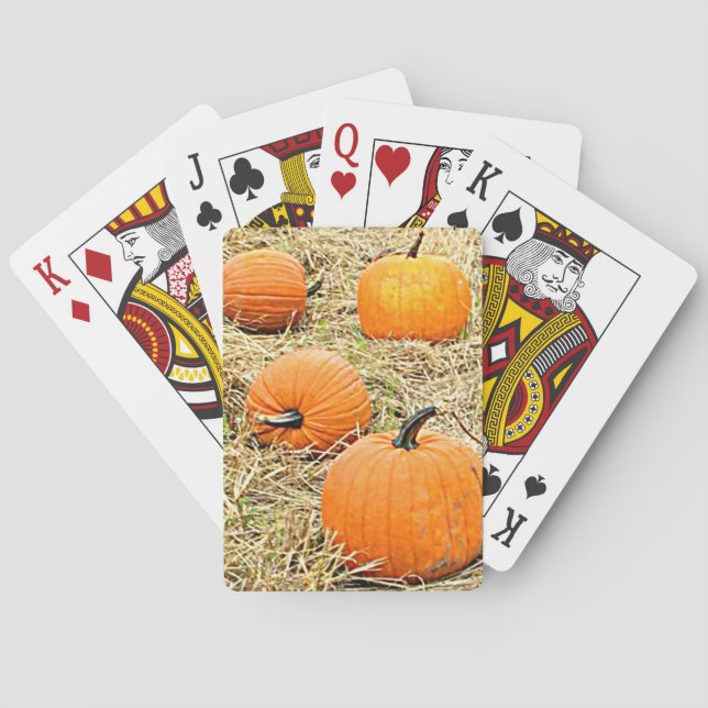 Pumpkin Patch Poker Cards (Back)