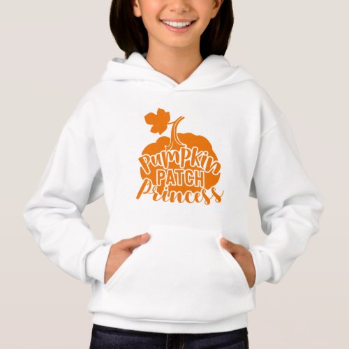 Pumpkin Patch Princess Typography  Hoodie