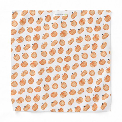 Pumpkin Patch Print Bandana