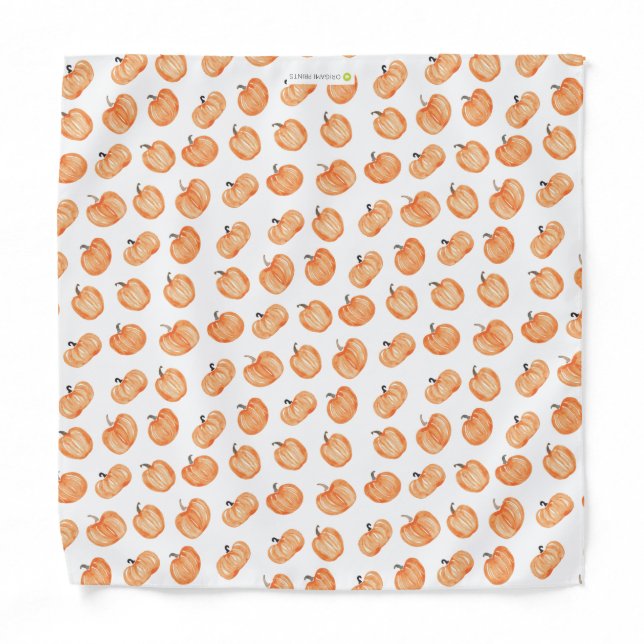 Pumpkin Patch Print Bandana (Front)