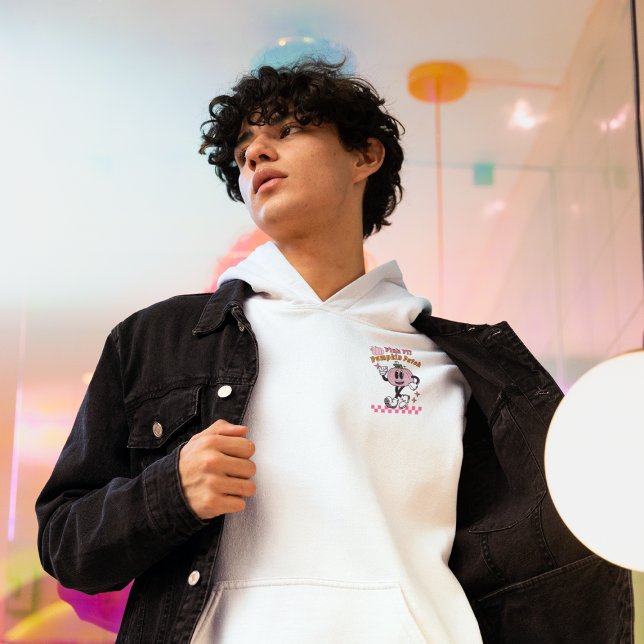 Pumpkin Patch Pumpkin Picking - Pink Pumpkin  Hoodie (This item is for display purposes only to illustrate the design element. )