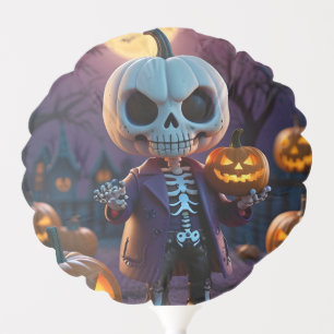 Pumpkin Patch Skeleton Companion Balloon
