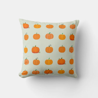 Pumpkin Patch Throw Pillow