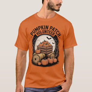 Pumpkin Patch Volunteer Halloween T-Shirt