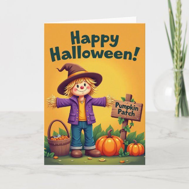 Pumpkin Patch Welcome Card (Front)