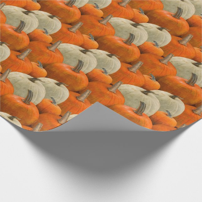 Pumpkin Patch Wrapping Paper (Corner)