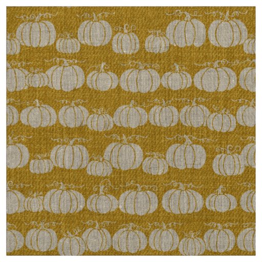 Pumpkin Pathe Stripe - Ecru Gold Fabric