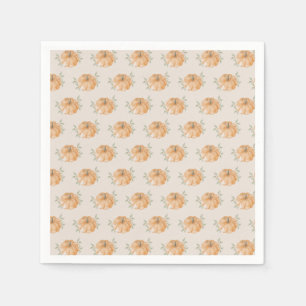 Pumpkin Pattern Autumn Fall Napkins