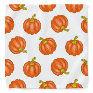 Pumpkin pattern bandana