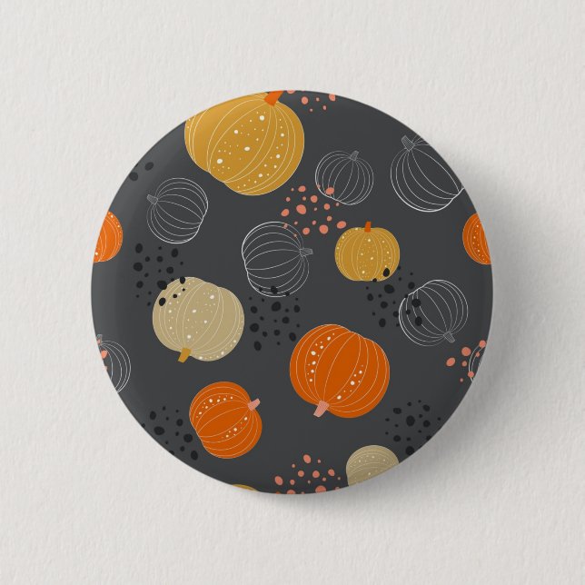 Pumpkin pattern button (Front)