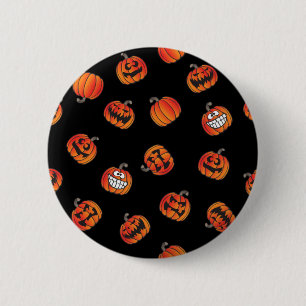 Pumpkin pattern button