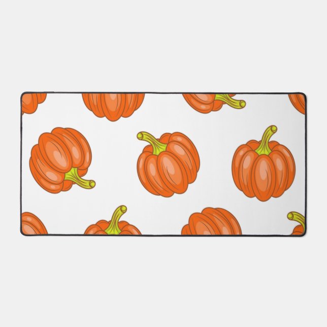 Pumpkin pattern desk mat (Front)