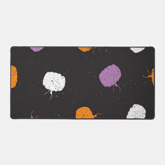 Pumpkin pattern desk mat (Front)
