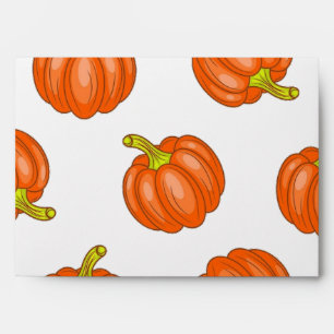 Pumpkin pattern envelope