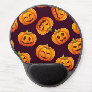 Pumpkin pattern gel mouse pad