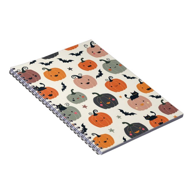 Pumpkin Pattern Notebook (Right Side)