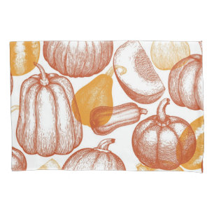 Pumpkin pattern pillow case