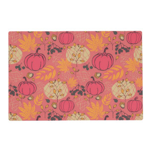 Pumpkin pattern placemat