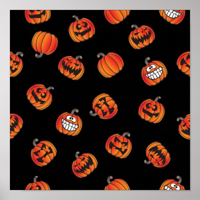 Pumpkin pattern poster (Front)