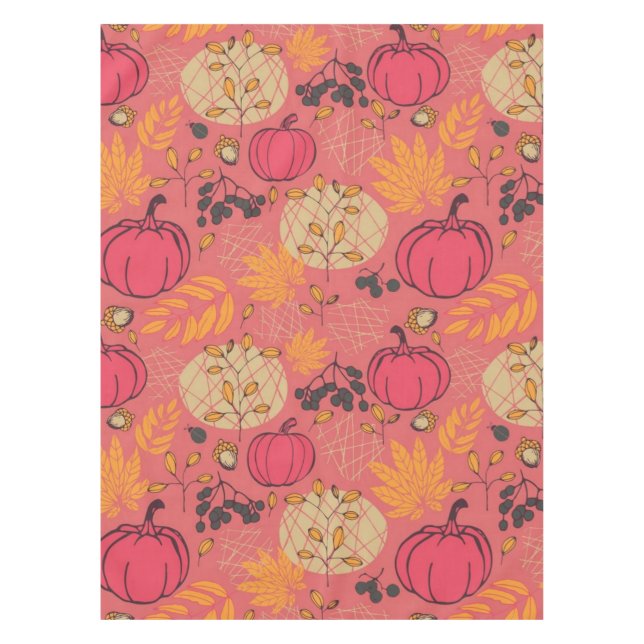 Pumpkin pattern tablecloth (Front)