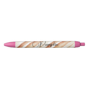 Pumpkin Peach Cream Latte Stripes Pen
