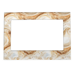 Pumpkin Peach Latte Swirls Magnetic Frame