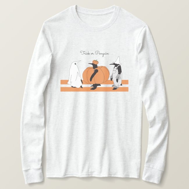 Pumpkin Penguin Cute Cartoon Funny Halloween