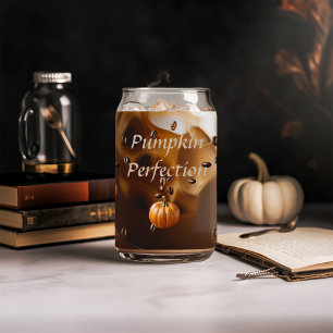 Pumpkin Perfection Can Glass