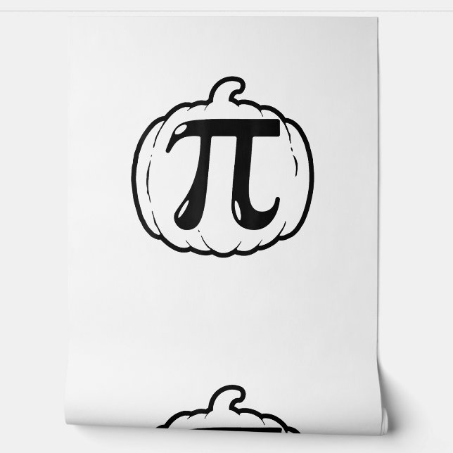 Pumpkin Pi Funny Math Halloween & Thanksgiving Pum Wallpaper (Unrolling)