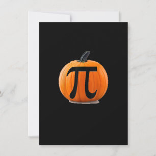 Pumpkin Pi - Halloween and Fall Math Symbol Invitation