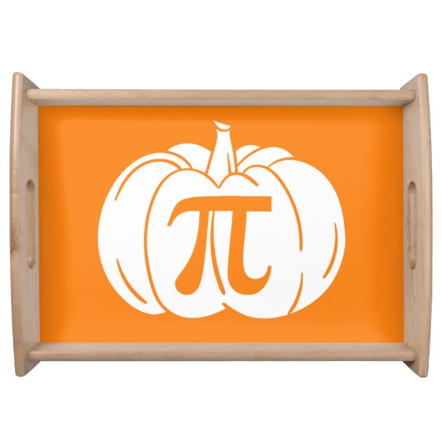 Pumpkin Pi Halloween Serving Tray (Front)