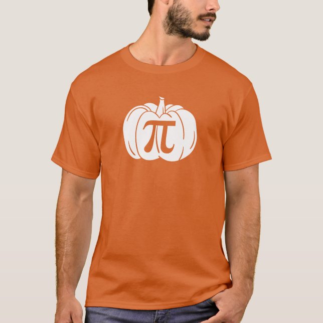 Pumpkin Pi Halloween T-Shirt (Front)