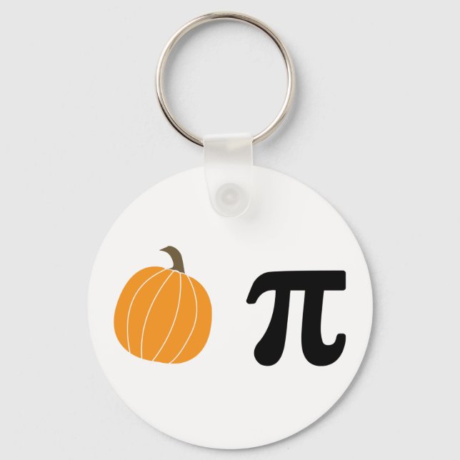 Pumpkin Pi Keychain (Front)