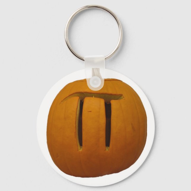 Pumpkin Pi Keychain (Front)