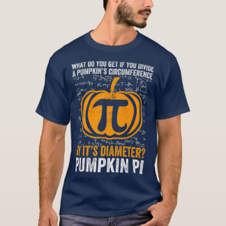 Pumpkin Pi Math eacher Halloween Premium T-Shirt
