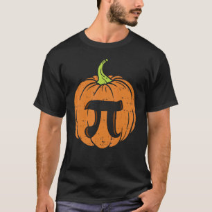 Pumpkin Pi Math Halloween Thanksgiving Pie Day Co T-Shirt