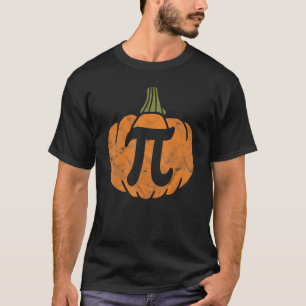 Pumpkin Pi Math Teacher Halloween Thanksgiving Day T-Shirt