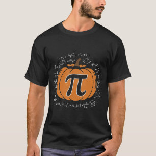 Pumpkin Pi Pie Math Teacher Halloween Thanksgiving T-Shirt