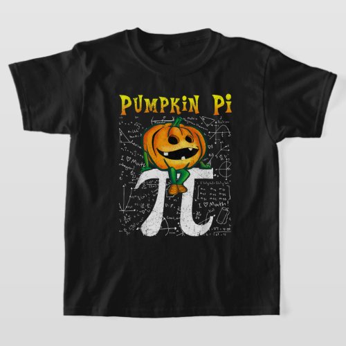 Pumpkin Pi Pie Punny Halloween Costume Math Pun T_Shirt