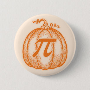 Pumpkin Pi Pinback Button