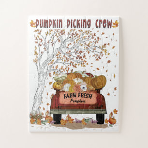 Pumpkin Picking Crew Jigsaw Puzzle
