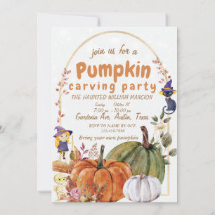 Pumpkin Picking Crew Planner Invitation