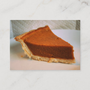 Pumpkin Pie Business Cards