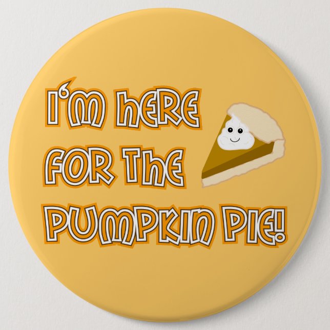 Pumpkin Pie Button (Front)