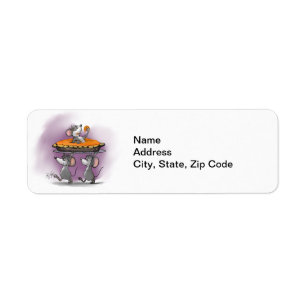 Pumpkin Pie Celebration Label