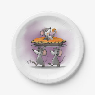 Pumpkin Pie Celebration Paper Plates