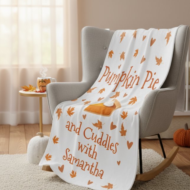 Pumpkin Pie & Cuddles Baby Blanket (Creator Uploaded)