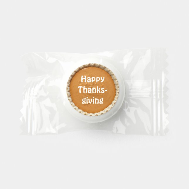 Pumpkin Pie Custom Text Life Saver® Mints (Front)