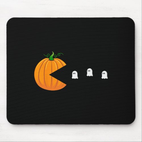PUMPKIN PIE Eating Ghosts Thanksgiving Day Funny H Mouse Pad